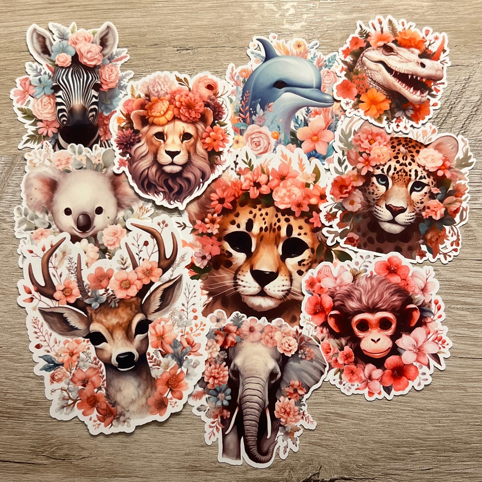 Sheet full of stickers